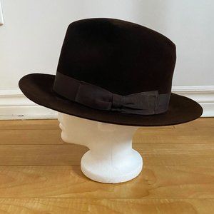 Polkap Dagmar Classic Felt Fedora Hat